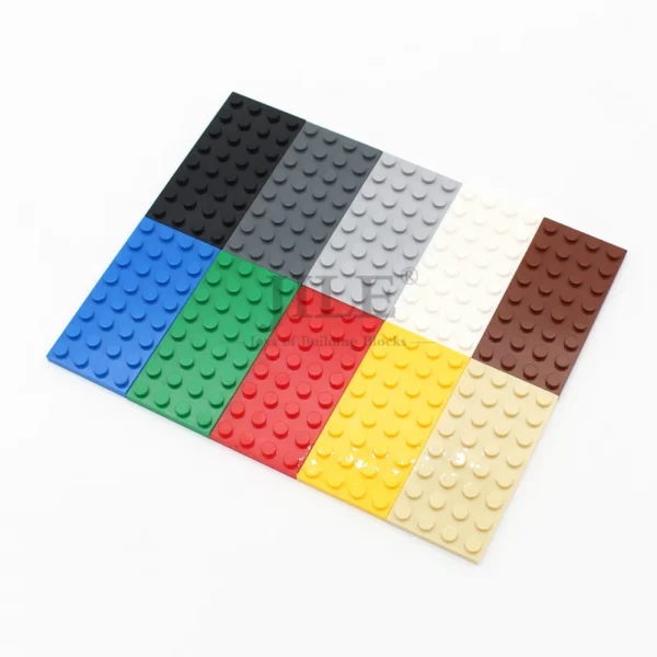 15pcs Moc 3035 Small Base Short Plate 4x8 DIY Creative Enlighten Building Blocks Bricks Compatible with Assembles Kids Toys
