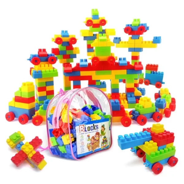 100/130pcs children's assembled stacking toys,large particles of building blocks,children's early education educational toys