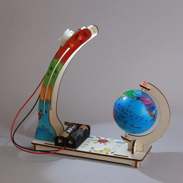 Day Night Alternation Globe Kids Science Toys DIY STEM Technological Physics Learning Kit Funny Teaching Aids Educational Toys